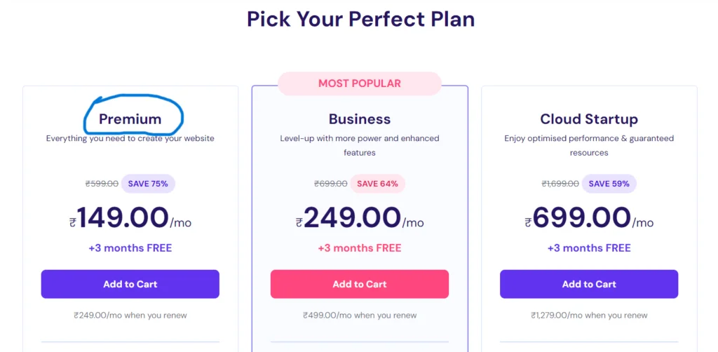 Choose Plans