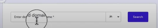 Enter you Domain name Enter you Domain name