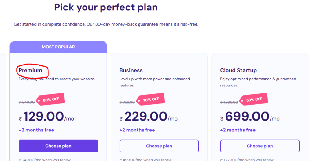 Pick your perfect plan