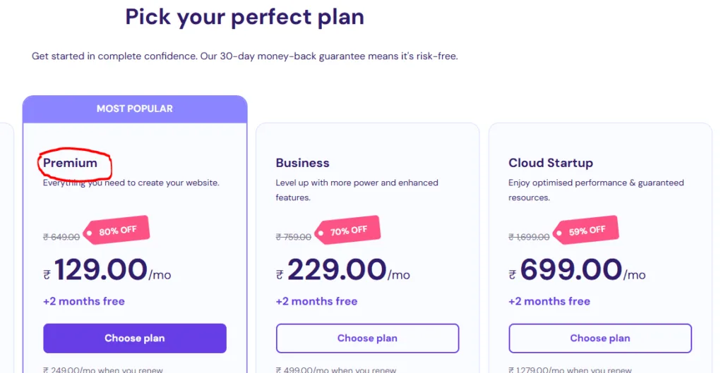 Pick your perfect plan