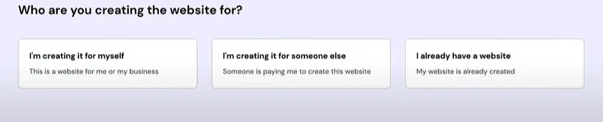 For Whom you are creating the website