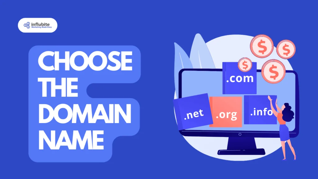 Choose the Domain name
