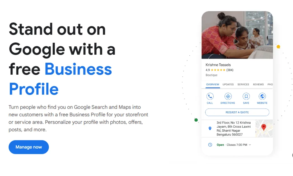 Google business profile