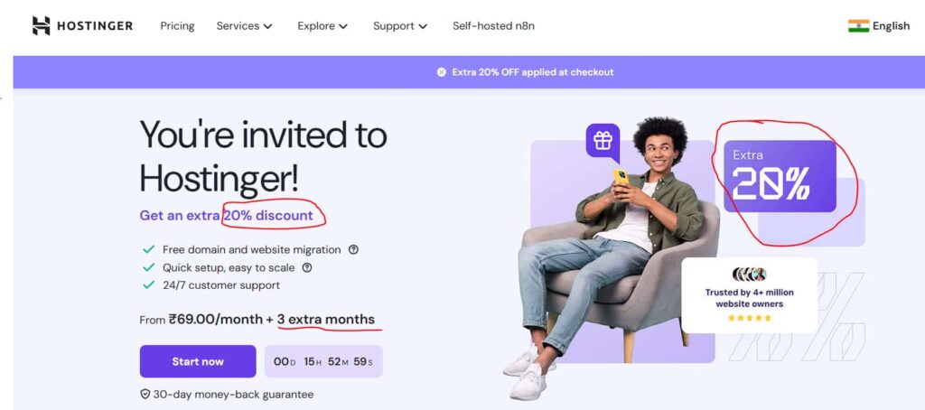 Hostinger Black Friday sale 2025