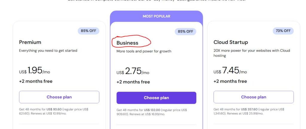 Pick your perfect plan