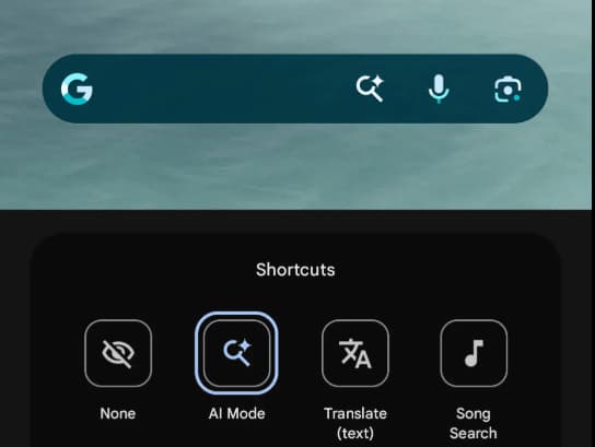 Google AI Mode Access in Android Google AI Mode Access in Android